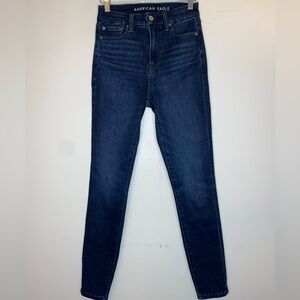 American Eagle BFF Jegging Size S Dark Wash Luxe Stretch Jeans